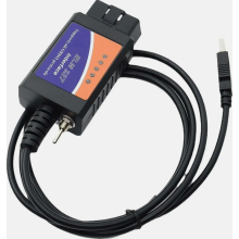 ELM327 OBD2 USB-Scanner-Adapter, MS-CAN/HS-CAN Diagnose-Interface v1.5 für PC, mehrsprachig