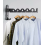 Foldable Wall Mounted Clothes Rack, Aluminium Clothes Hanger Hook for Laundry Bathroom Balcony, Black 4