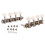 Mandolin String Tuning Pegs Machine Heads String Tuning L+R Pegs for Mandolin Instruments Accessory Part 1