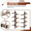 Mandolin String Tuning Pegs Machine Heads String Tuning L+R Pegs for Mandolin Instruments Accessory Part 4