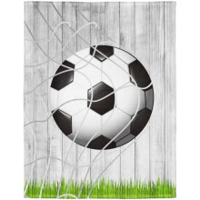 (125x200 cm) YISUMEI Soccer Print Fleece Blanket 125x150cm Soft Flannel Throw Warm Cozy Bed Cover for Kids Adults Microfiber