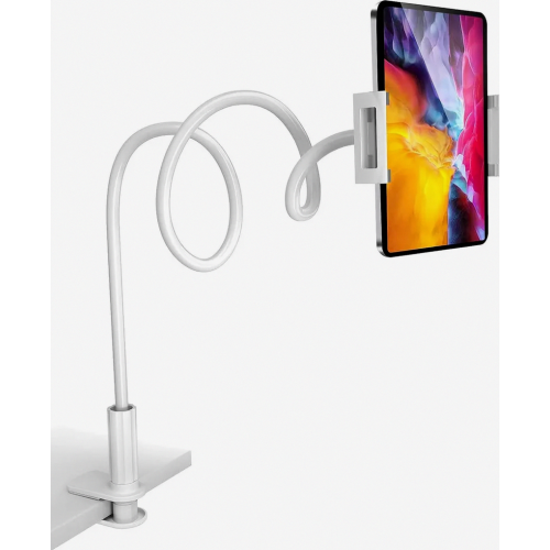 Suporte flexível para celular e tablet para cama, com braço articulado de 100 cm e ajuste de 360 graus, compatível com dispositivos de 4,7 a 1