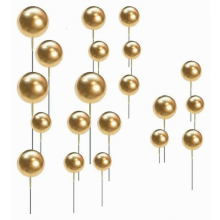 20 stuks mini-ballon taarttoppers, voor bruiloften, feesten, babyborrels en verjaardagstaarten.