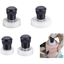 HOBBIESAY Pottery Trimming Spinner Tool Set 4 Sizes Clay Wheel Trimmer Ceramic Finishing Tools for Pottery Enthusiasts