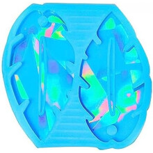 (Blue) Holographic Earring Silicone Mold for DIY Epoxy Resin Ear Drop Jewelry Making Tools Accessories Gift