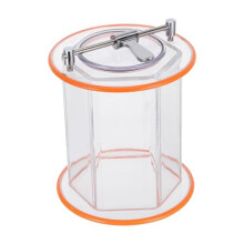 Cabilock Metal Acrylic Jewelry Polishing Drum for KT2000 Polishing Machine 22x18x18cm for Jewelry Workshops