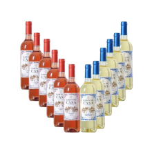 Baron de Casa Rosè 6X75cl 12% Vol. + White 6X75cl 12% Vol.