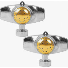 2 Metal Spot Sprinkler, 360 Degree Lawn Sprinklers For Yard, Coverage Up To 30ft Lh-1