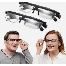 Brille mit einstellbarem Fokus und HD-Zoom-Drehknopf für Nah- und Fernsicht in allen Altersgruppen_js18