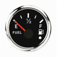 Brandstofniveaumeter 52 mm 0-190 ohm schakelbaar 240-33 ohm brandstof-olieniveaumeter waterdicht voor boot en auto