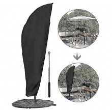 Cantilever Parasol Cover Offset Parasol Cover Cantilever Parasol Cover Waterproof And Durable Parasol Cover(280x30x81x45 Cm)
