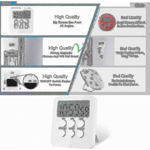 Kitchen Timer,magnetic Digital Timer And Stopwatch,kitchen Alarm Timer 2