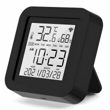 Feuchtigkeitssensor mit Display, Alexa-Unterstützung, Tuya WLAN-Temperaturregelung für Zuhause, WLAN-IR-Fernbedienung