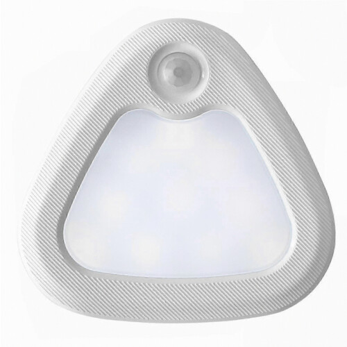 Mini Wireless Triangles Sensor Nightlight Battery Powered Cordless Light for Living Room Home