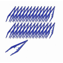 50pcs Plastic Tweezers, Practical Craft Tweezers Plastic Forceps Crafting Tool For Kids Home School
