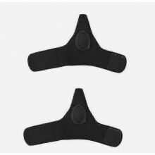 Big Toe Separator Set - 2 Pieces, Lycra Fabric + SEBS Material, Black Color