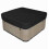 Couverture carrée imperméable en polyester pour spa extérieur 1