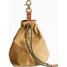 Bolsita pequeña para premios de perros, ideal para paseos y entrenamiento. Soporte para guardar comida de mascotas con clip.