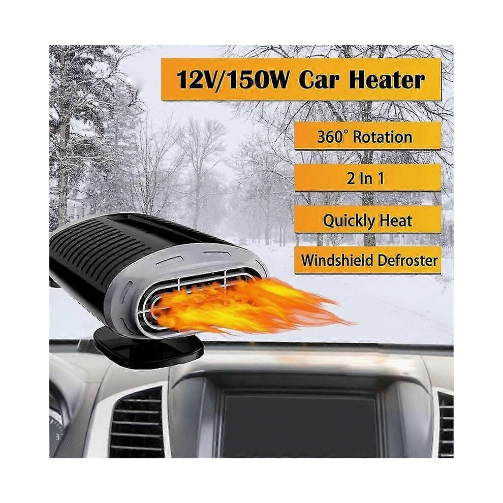 Car Heater 12v 150w Portable Car Heater, 2 In 1 Car Heating And Cooling ...