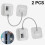 2 Pack Refrigerator Lock - Heavy Duty Combination Fridge Lock, Child/b 1
