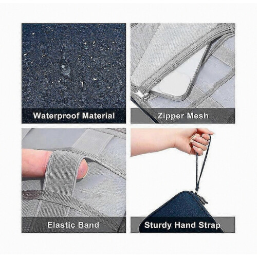 Electronics Organizer Travel, Travel Cord Organizer Case, Compact Electronics Accessories Bag - Nav 2
