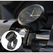 Wasserdichte Motorrad-Lenkeruhr, Premium-Motorradzubehör zur Lenkermontage