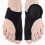 Set di separatori per alluce - 2 pezzi, tessuto Lycra + materiale SEBS, colore nero 5