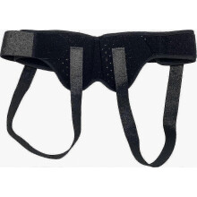 Cintura di supporto per ernia inguinale per uomo e donna, taglia M, con 2 cuscinetti compressivi rimovibili per uso inguinale doppio o sportivo.