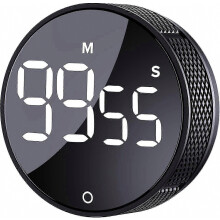 Kitchen Timer Large LED Magnetic Digital Countdown Countup Timer, Visual Easy for Children Seniors Teachers, Classroom Homework Cooking Fitness,