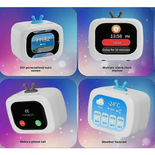 Portable Bluetooth Speaker with Touch Screen,Small Wireless Stereo Smart Speaker 1