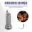 Electric Guitar Jack Chrome Threaded Cylinder Output Input Jack Plug Sockets 1/4 inch for Electric Guitar 7