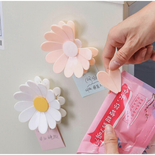 Fridge Organizer Clips – Flower-Shaped with Strong Magnet 1