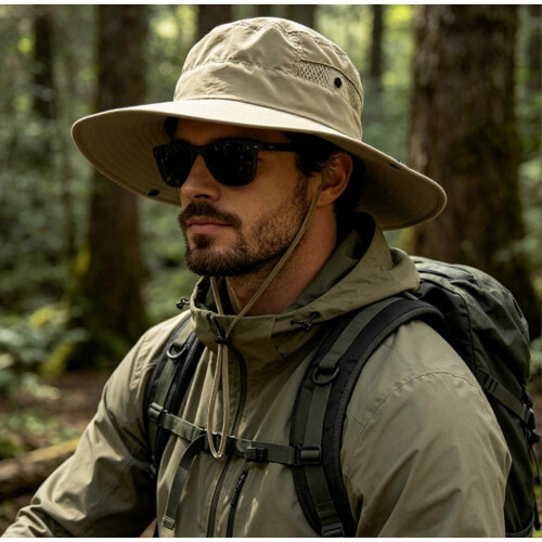 Bucket Hat – Breathable Mesh Splicing Quick-Drying – for Outdoor Sun Protection Foldable 2