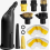 10 Pack Steam Cleaner Accessory Brush Set with Extended Nozzle, Angled Nozzle, Round Brushes and Microfiber Cloth 1