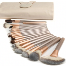 18 Piece Makeup Brush Set for Face and Eyes, Foundation, Eyeshadow, Concealer and Blending Brushes