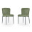 Set of 2 Leonie Dining Chairs - Green 2