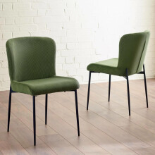 Set of 2 Leonie Dining Chairs - Green