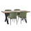 Set of 2 Leonie Dining Chairs - Green 6