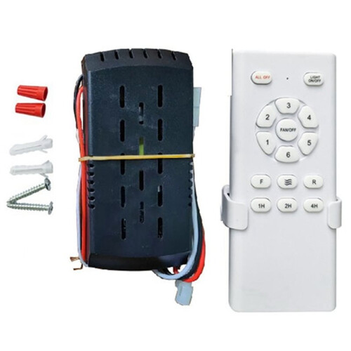 Ceiling Fan Remote Control Replacement for W/Light Style, Non- Model, Signal Receiver Included