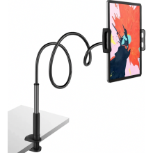 Gooseneck Tablet Holder, Flexible Arm Bed and Table Stand Compatible with Tablets, Phones and Game Consoles, 75-80 cm