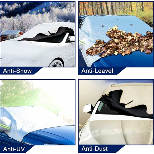 Universal Car Windscreen Cover, Waterproof, Windproof, Dustproof, Scratch Resistant and UV Protection 2