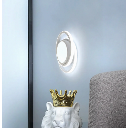 LED Ceiling Light, Round 32W 2500lm Modern Flush Mount Light for Hallway Bedroom Kitchen, Cool White 6000K, 28cm 2