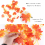 12 Pcs Artificial Autumn Maple Leaf Garland, Fall Hanging Vine Decor for Home Kitchen Fireplace Stairs 2