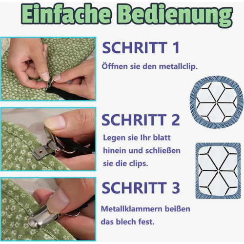 Adjustable Elastic Bed Sheet Fasteners, Secure Fitted Sheet Straps for Mattresses, Easy to Install 2