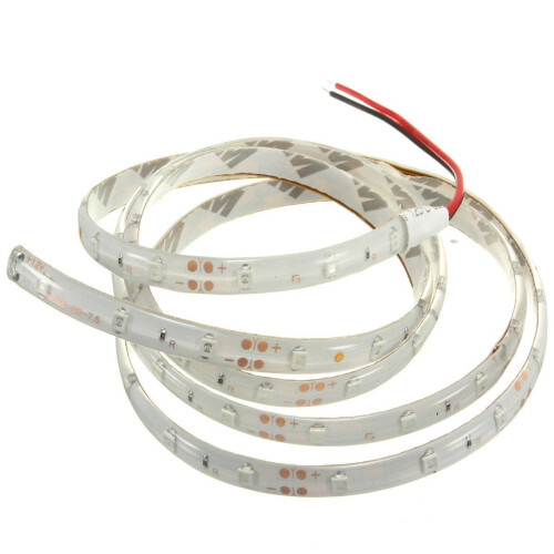 1M 60-3528 SMD Waterproof Light Strip LED DC12V (Rosso) 1