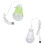 DC5V Lampada USB A 5W LED Lampada Portatile Bianca Per Laptop Da Esterno (bianca) 9