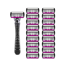 High-quality safety razor for men, 6-layer blade made of German metal, compatible with Mach razors 1 and 18.