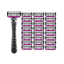 High-quality safety razor for men, 6-layer blade made of German metal, compatible with Mach razors 1 and 48.