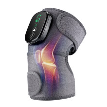 Heated Knee Massager Brace, 3-in-1 Rechargeable Vibration Warmer for Knee Elbow Shoulder