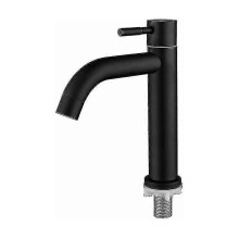 Bathroom Sink Faucet, Stainless Steel Single Sink Faucet, Stylish Retro Design, Matte Black Matte Black Comptiable With Bathroom Toilet
